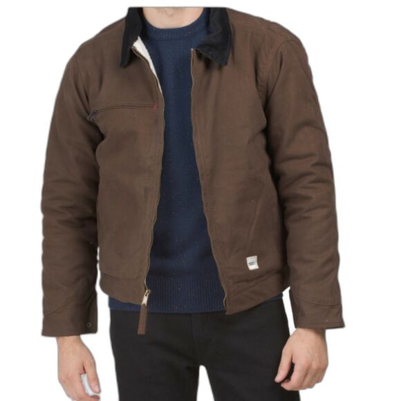EddieBauer NWT Sz M Bark Men's Multi-pocket Berber Lined Workwear Jacket
